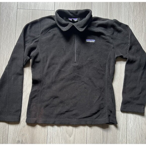 Patagonia Men/woman/kids Black Fleece 1/4 Zip Pullover Better Sweater XSOutdoors - Picture 2 of 11